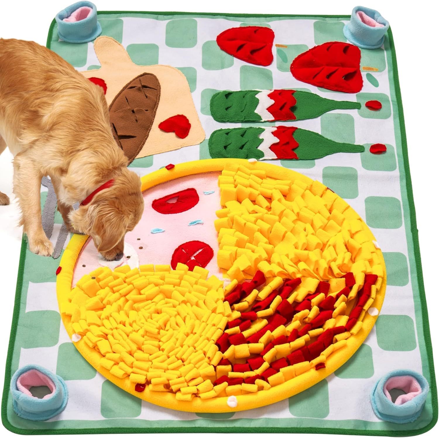 Pawzle™ Sniff-Round Mat — Round Enrichment for Curiosity & Calm