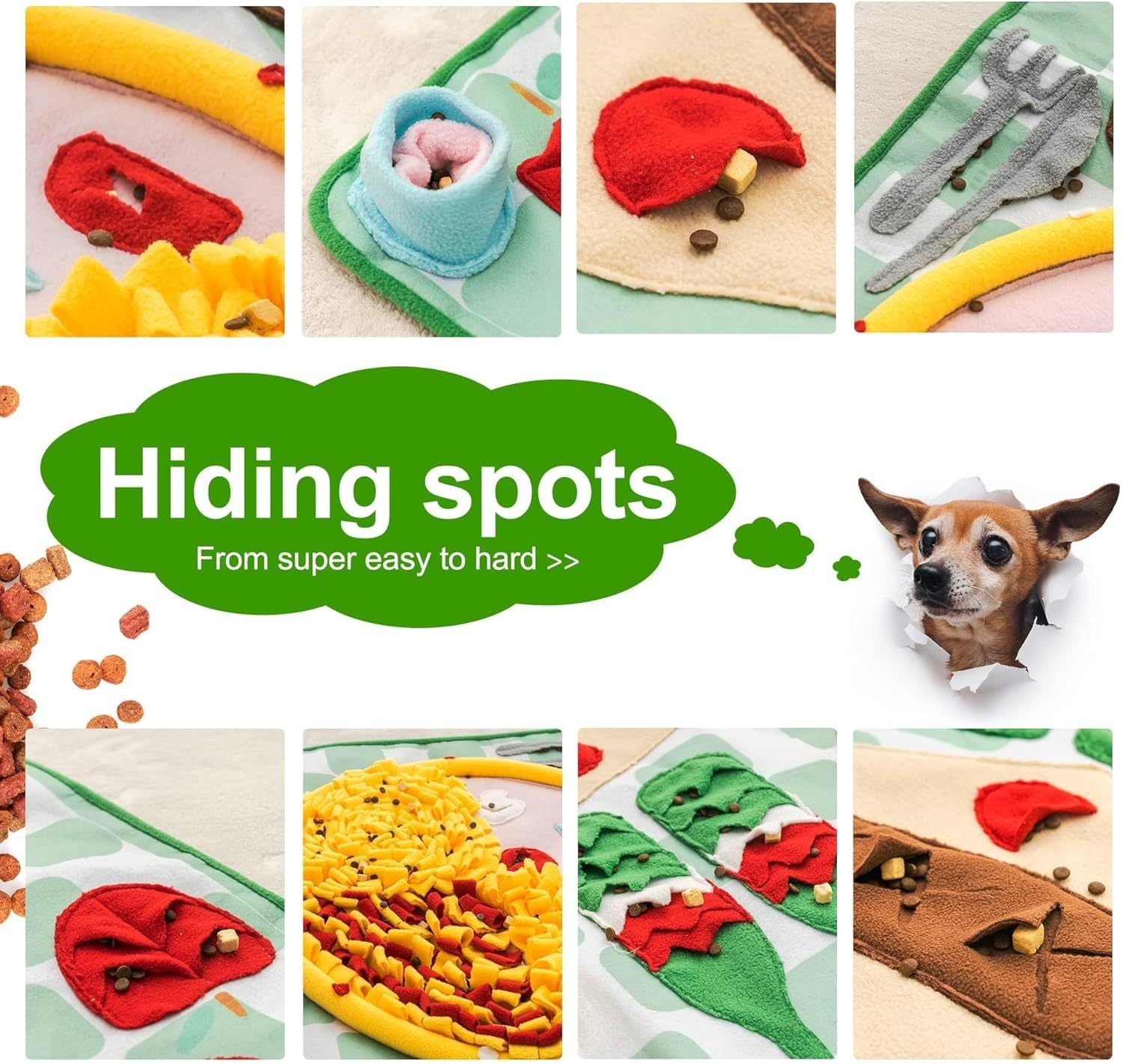 Pawzle™ Sniff-Round Mat — Round Enrichment for Curiosity & Calm